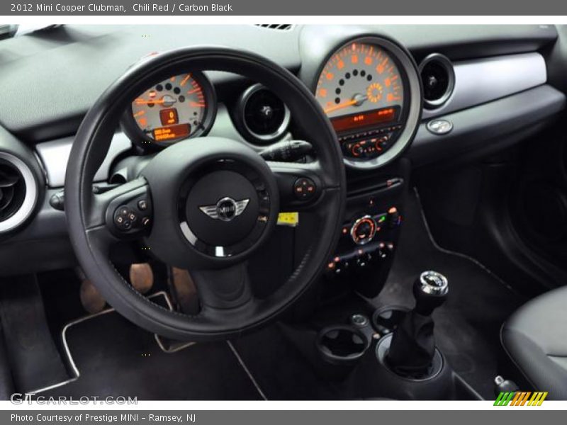 Chili Red / Carbon Black 2012 Mini Cooper Clubman