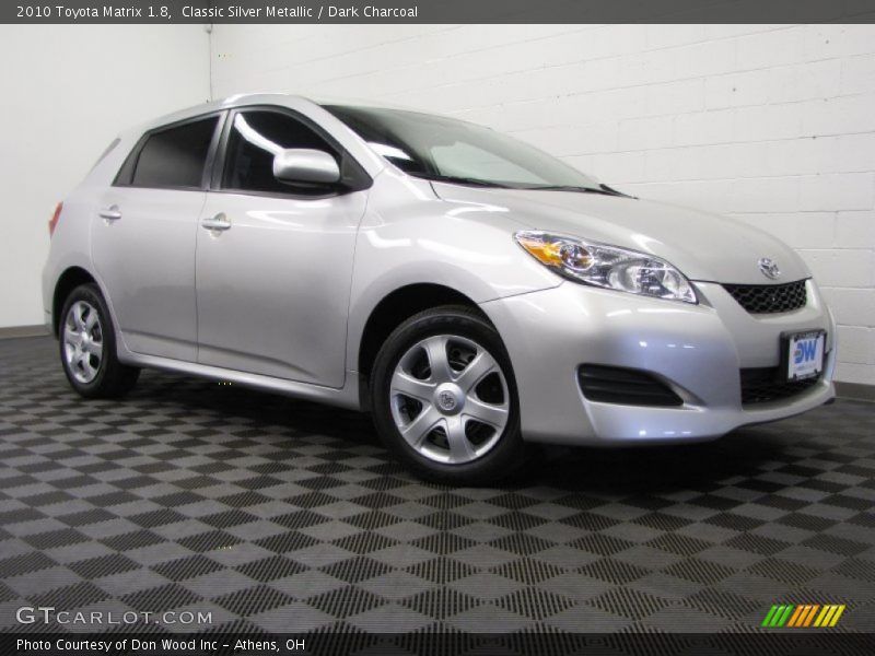 Classic Silver Metallic / Dark Charcoal 2010 Toyota Matrix 1.8