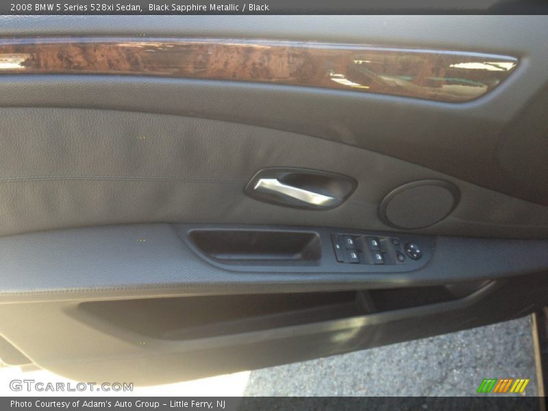 Black Sapphire Metallic / Black 2008 BMW 5 Series 528xi Sedan