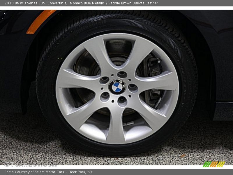 Monaco Blue Metallic / Saddle Brown Dakota Leather 2010 BMW 3 Series 335i Convertible