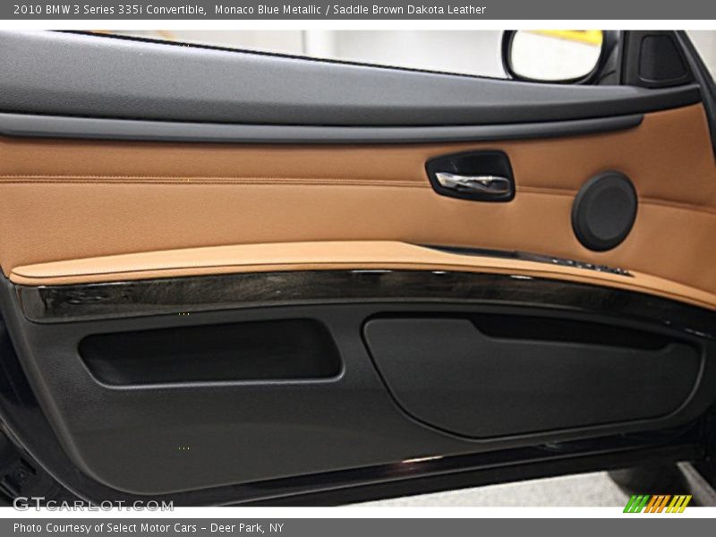 Monaco Blue Metallic / Saddle Brown Dakota Leather 2010 BMW 3 Series 335i Convertible