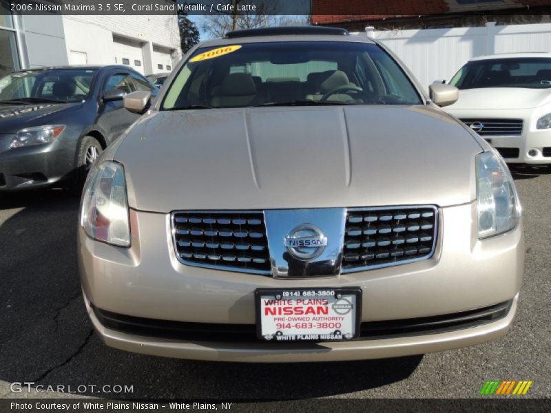 Coral Sand Metallic / Cafe Latte 2006 Nissan Maxima 3.5 SE