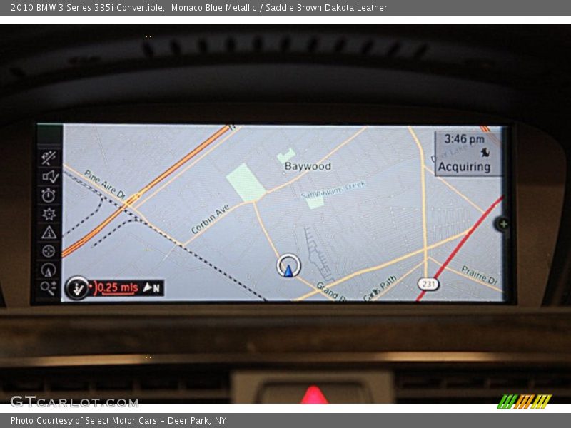 Navigation of 2010 3 Series 335i Convertible