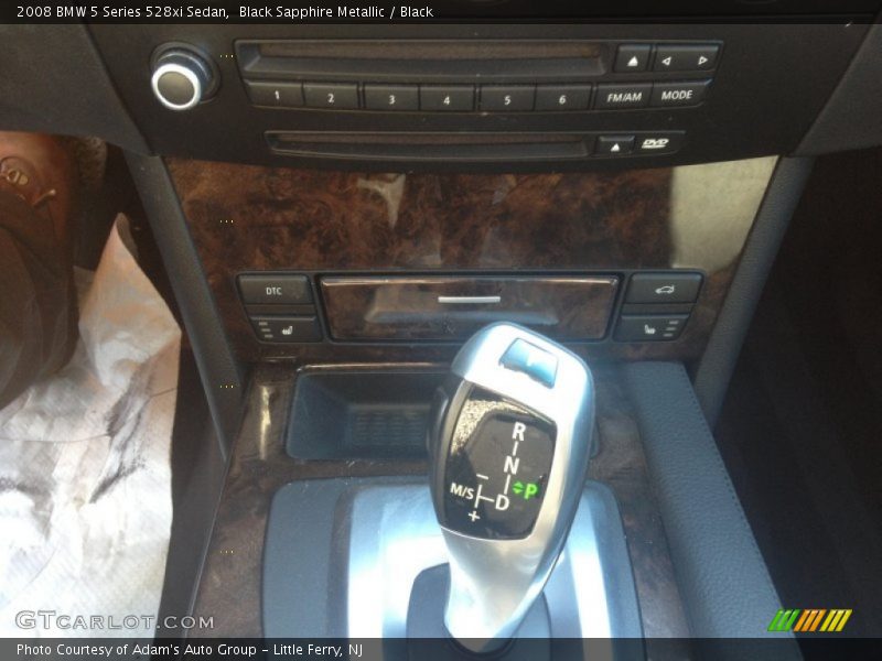 Black Sapphire Metallic / Black 2008 BMW 5 Series 528xi Sedan