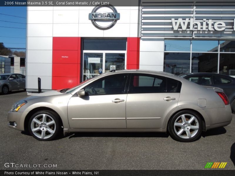 Coral Sand Metallic / Cafe Latte 2006 Nissan Maxima 3.5 SE