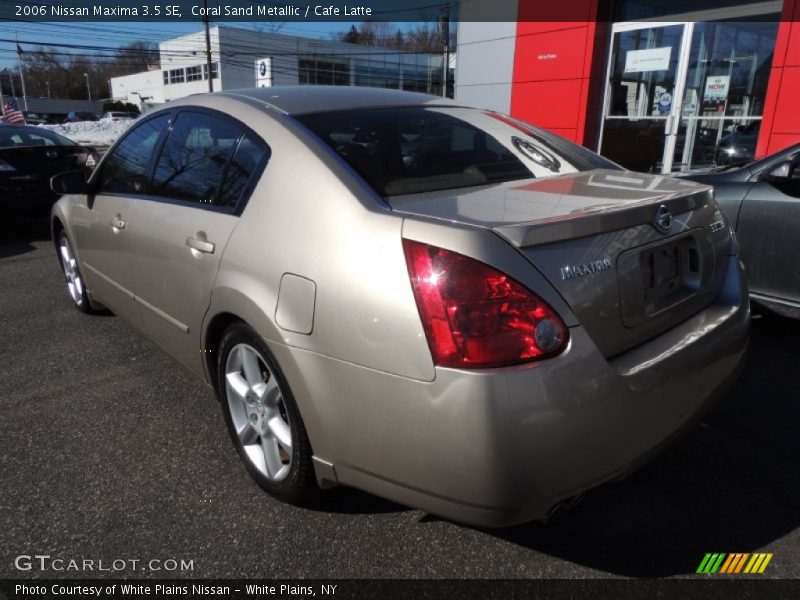 Coral Sand Metallic / Cafe Latte 2006 Nissan Maxima 3.5 SE