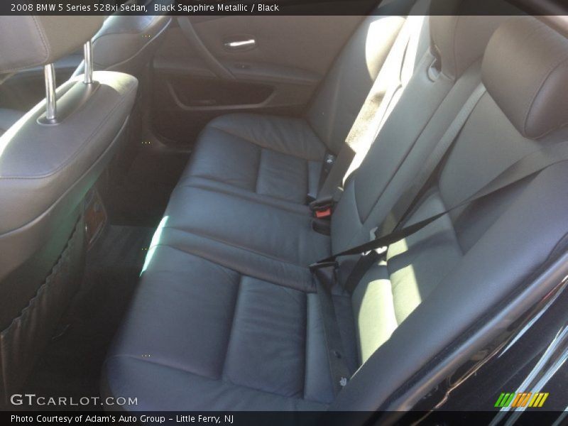 Black Sapphire Metallic / Black 2008 BMW 5 Series 528xi Sedan