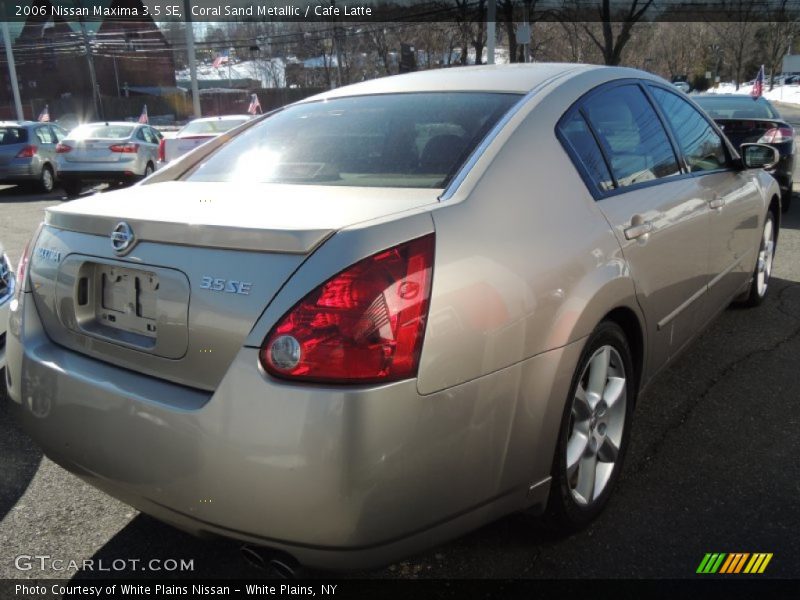 Coral Sand Metallic / Cafe Latte 2006 Nissan Maxima 3.5 SE