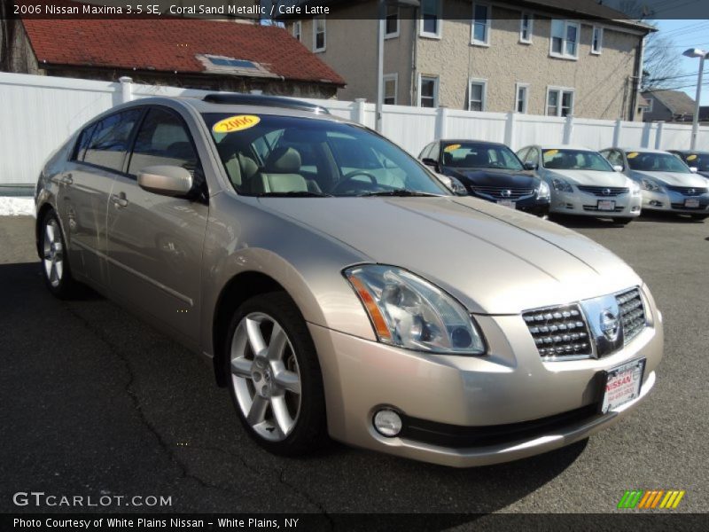 Coral Sand Metallic / Cafe Latte 2006 Nissan Maxima 3.5 SE