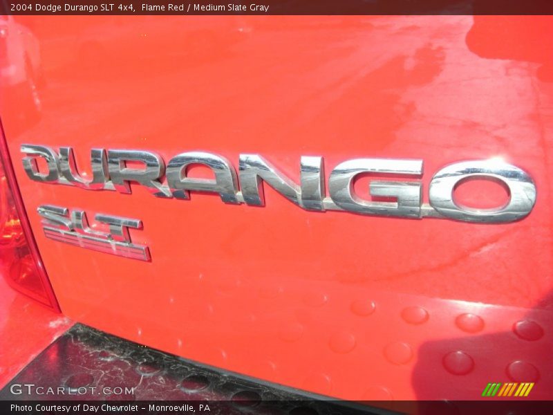 Flame Red / Medium Slate Gray 2004 Dodge Durango SLT 4x4