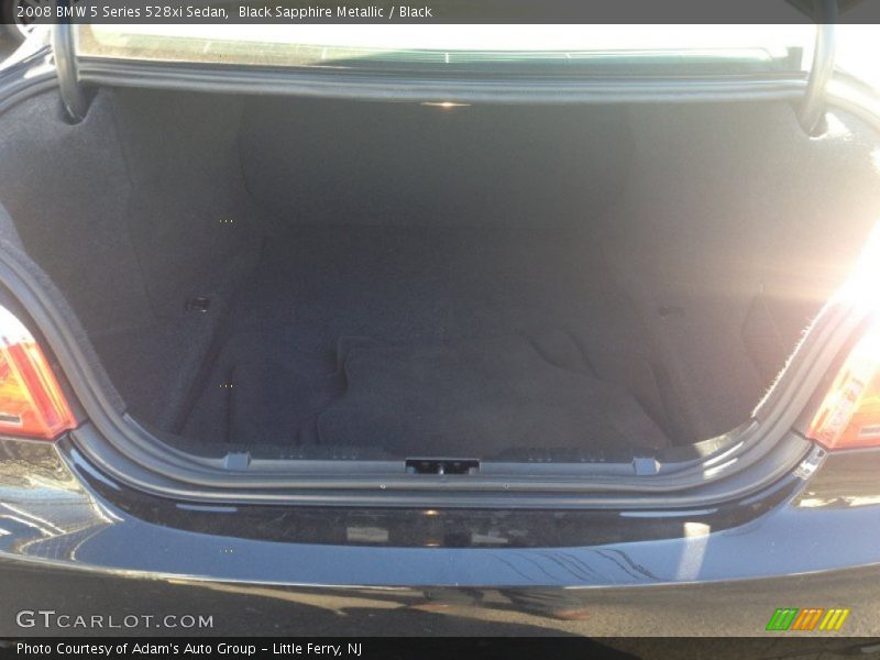 Black Sapphire Metallic / Black 2008 BMW 5 Series 528xi Sedan