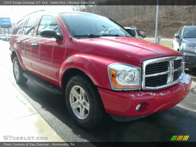 Flame Red / Medium Slate Gray 2004 Dodge Durango SLT 4x4