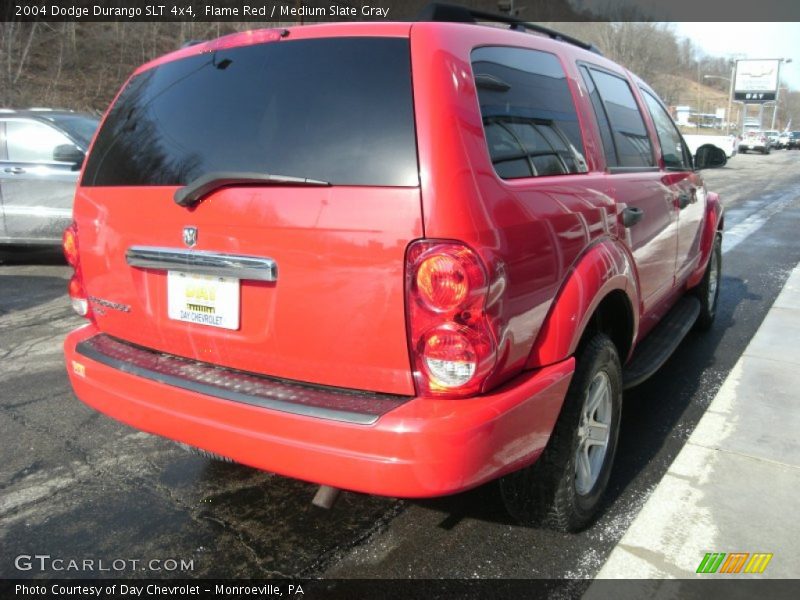 Flame Red / Medium Slate Gray 2004 Dodge Durango SLT 4x4