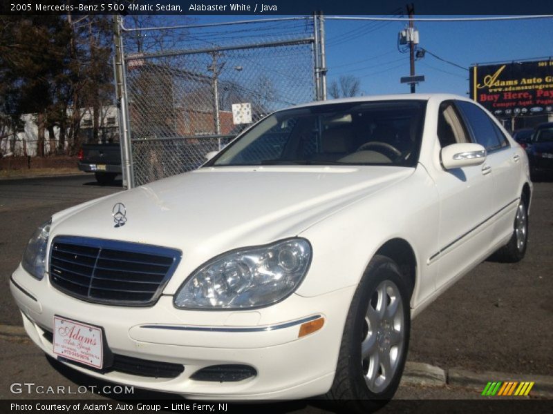 Alabaster White / Java 2005 Mercedes-Benz S 500 4Matic Sedan