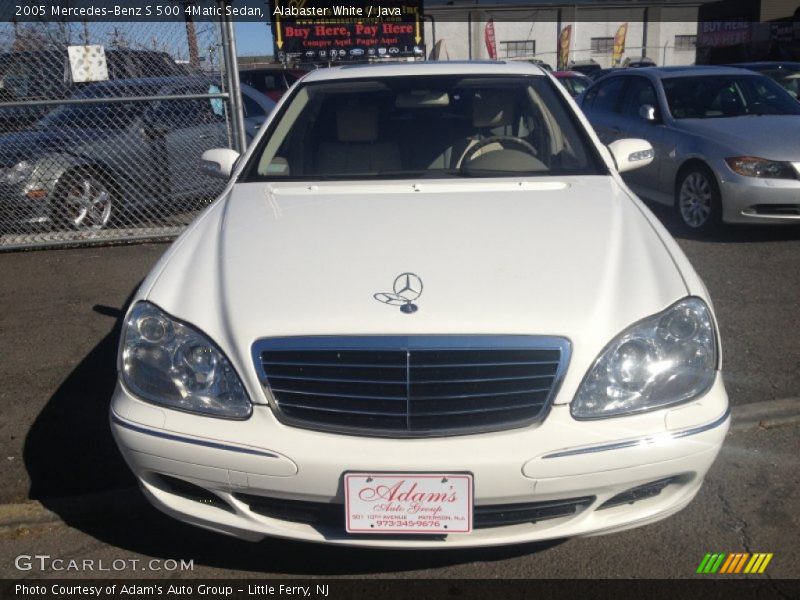 Alabaster White / Java 2005 Mercedes-Benz S 500 4Matic Sedan