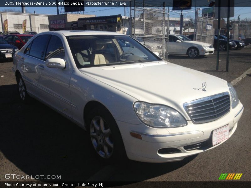 Alabaster White / Java 2005 Mercedes-Benz S 500 4Matic Sedan