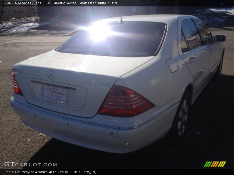 Alabaster White / Java 2005 Mercedes-Benz S 500 4Matic Sedan