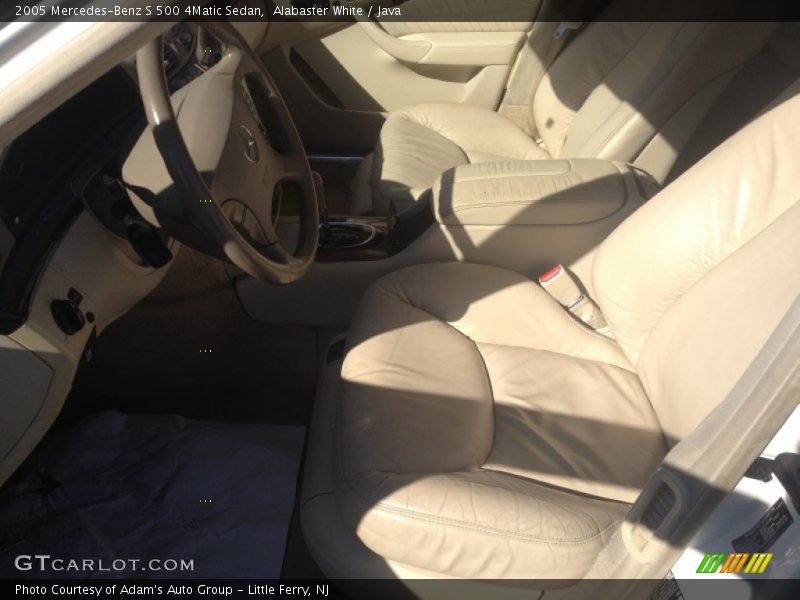 Alabaster White / Java 2005 Mercedes-Benz S 500 4Matic Sedan