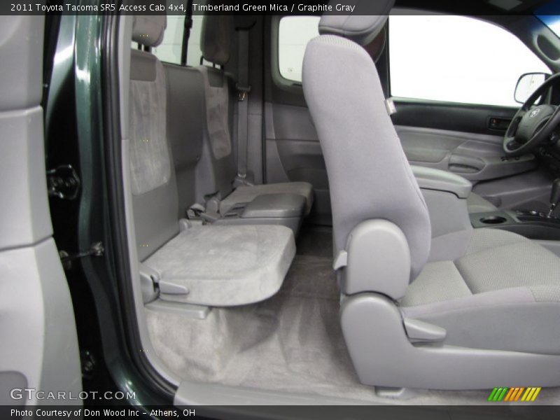 Rear Seat of 2011 Tacoma SR5 Access Cab 4x4