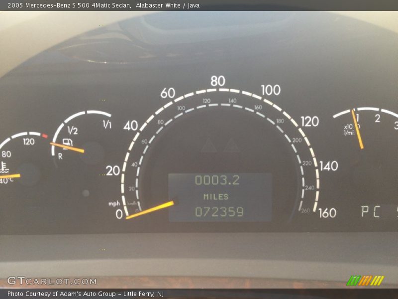 Alabaster White / Java 2005 Mercedes-Benz S 500 4Matic Sedan