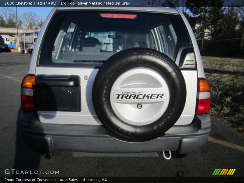 Silver Metallic / Medium Gray 2000 Chevrolet Tracker 4WD Hard Top