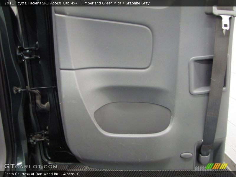 Timberland Green Mica / Graphite Gray 2011 Toyota Tacoma SR5 Access Cab 4x4