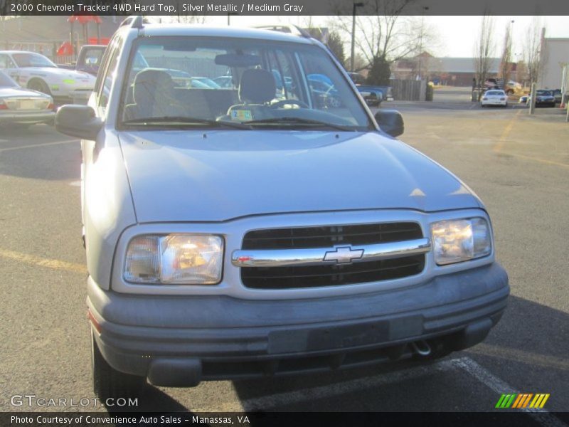 Silver Metallic / Medium Gray 2000 Chevrolet Tracker 4WD Hard Top