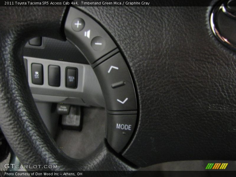 Timberland Green Mica / Graphite Gray 2011 Toyota Tacoma SR5 Access Cab 4x4