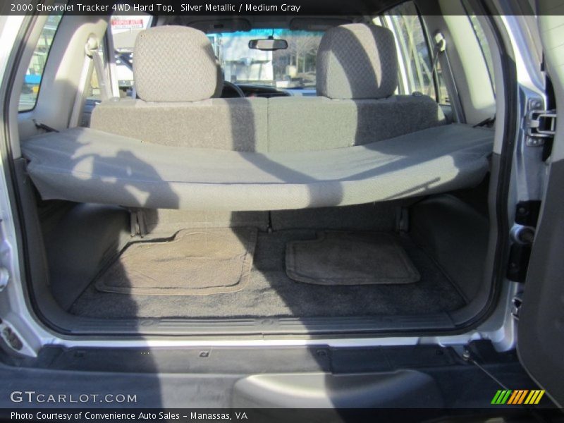 Silver Metallic / Medium Gray 2000 Chevrolet Tracker 4WD Hard Top