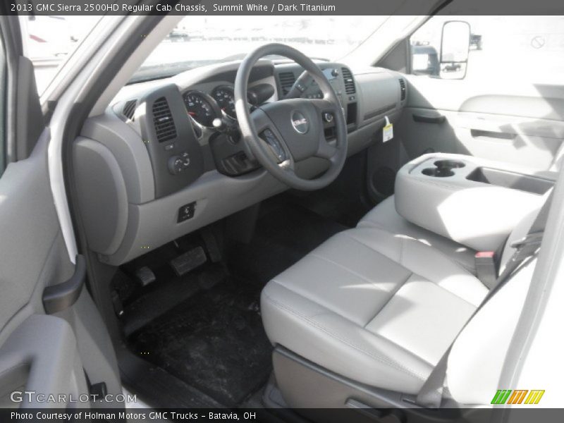  2013 Sierra 2500HD Regular Cab Chassis Dark Titanium Interior