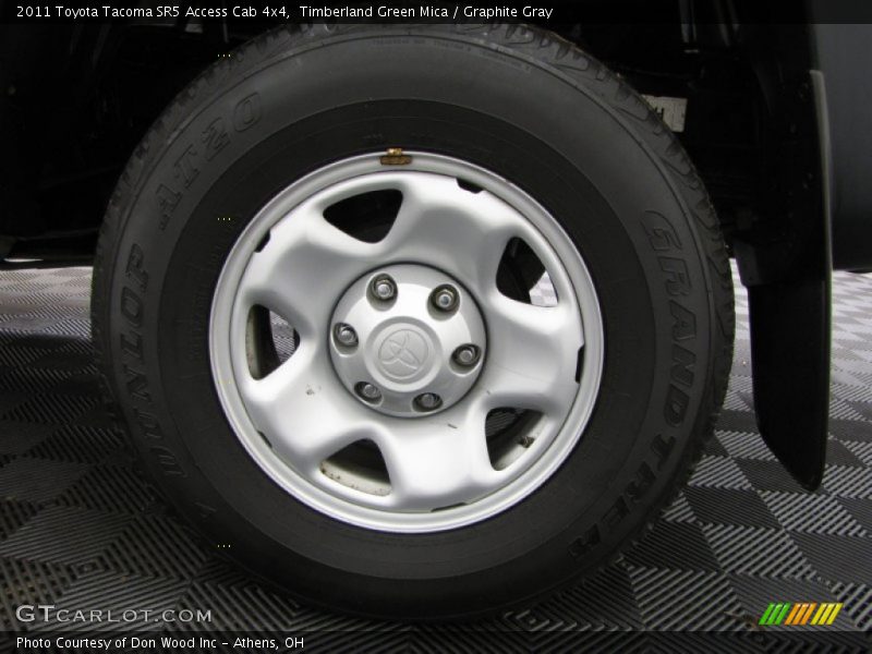 Timberland Green Mica / Graphite Gray 2011 Toyota Tacoma SR5 Access Cab 4x4