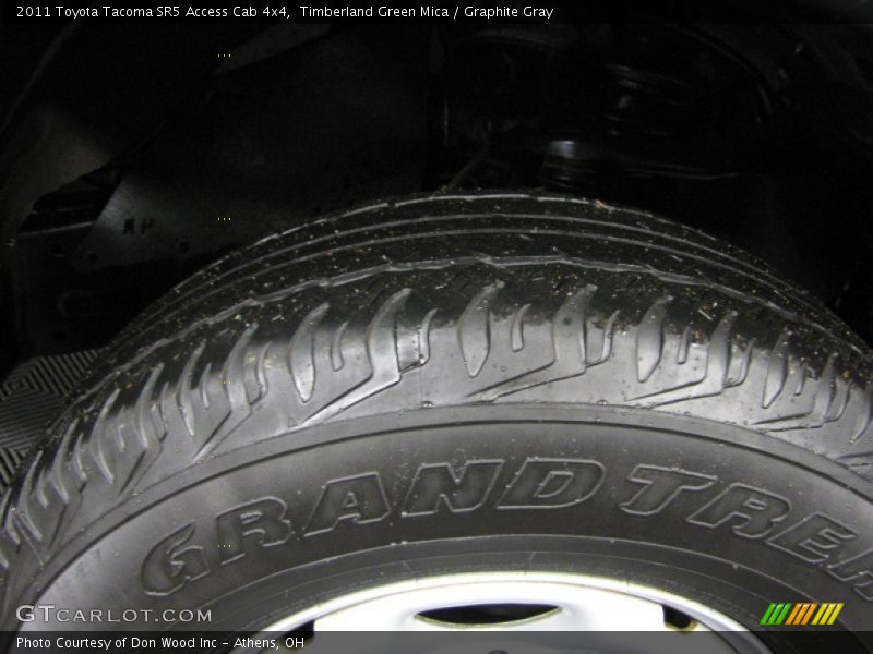 Timberland Green Mica / Graphite Gray 2011 Toyota Tacoma SR5 Access Cab 4x4