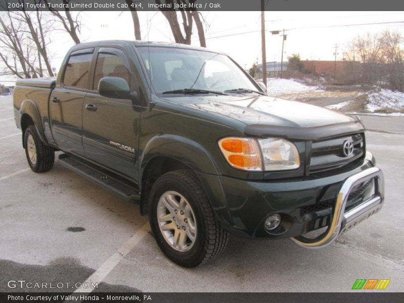 Imperial Jade Mica / Oak 2004 Toyota Tundra Limited Double Cab 4x4