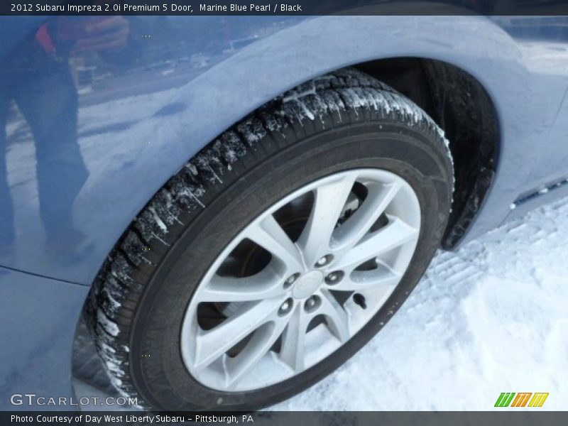 Marine Blue Pearl / Black 2012 Subaru Impreza 2.0i Premium 5 Door