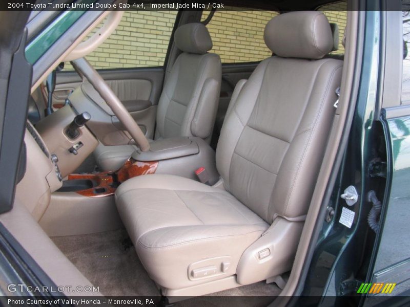 Imperial Jade Mica / Oak 2004 Toyota Tundra Limited Double Cab 4x4