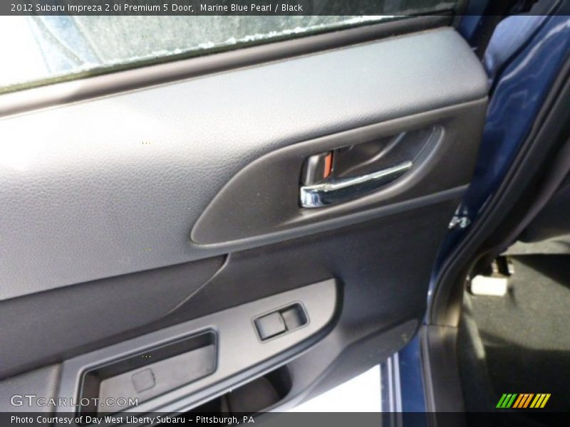 Marine Blue Pearl / Black 2012 Subaru Impreza 2.0i Premium 5 Door