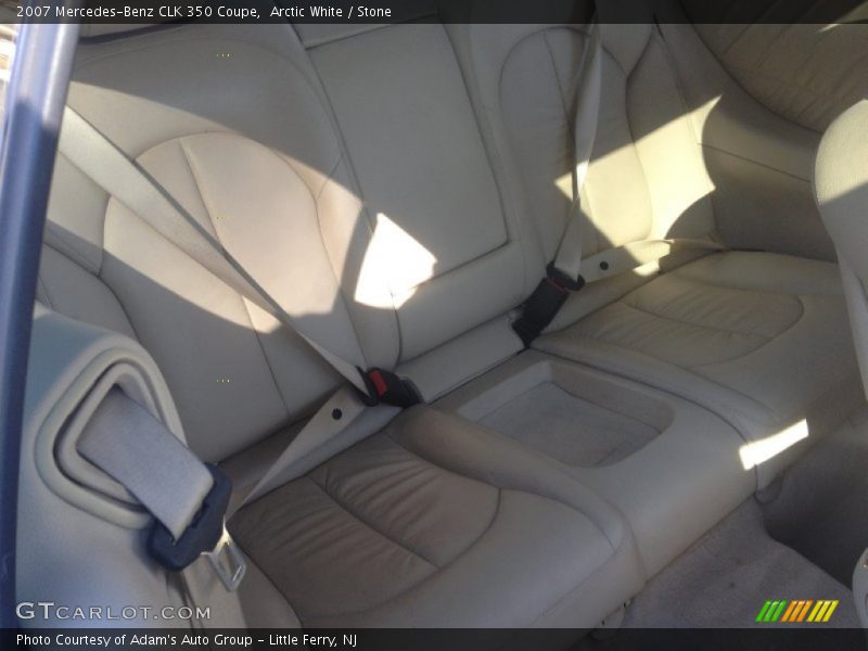 Arctic White / Stone 2007 Mercedes-Benz CLK 350 Coupe