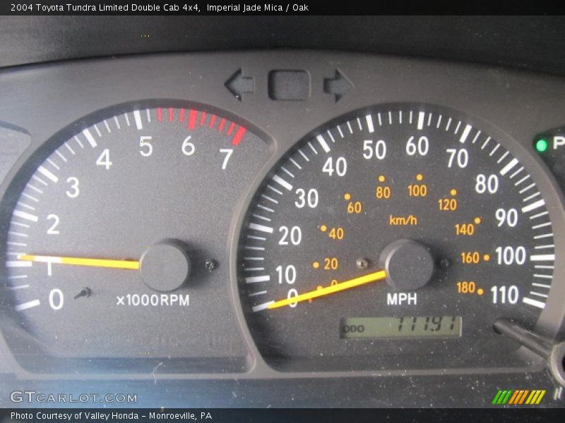 Imperial Jade Mica / Oak 2004 Toyota Tundra Limited Double Cab 4x4