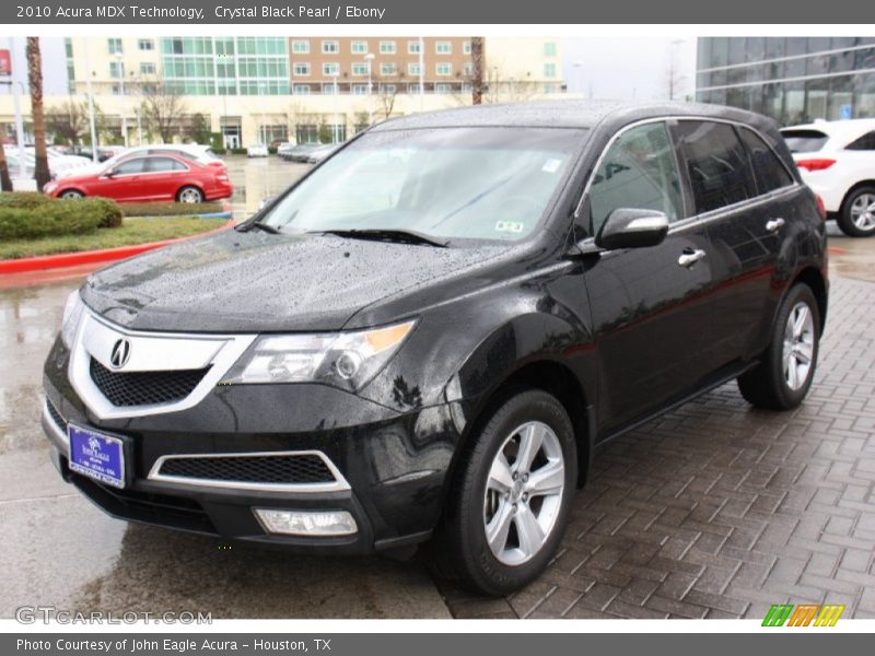 Crystal Black Pearl / Ebony 2010 Acura MDX Technology