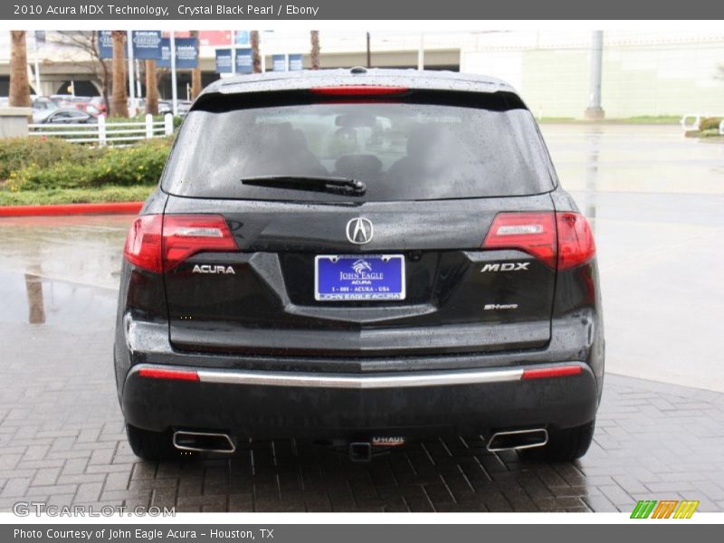 Crystal Black Pearl / Ebony 2010 Acura MDX Technology