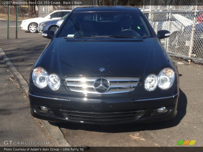 Black / Black 2007 Mercedes-Benz CLK 350 Coupe