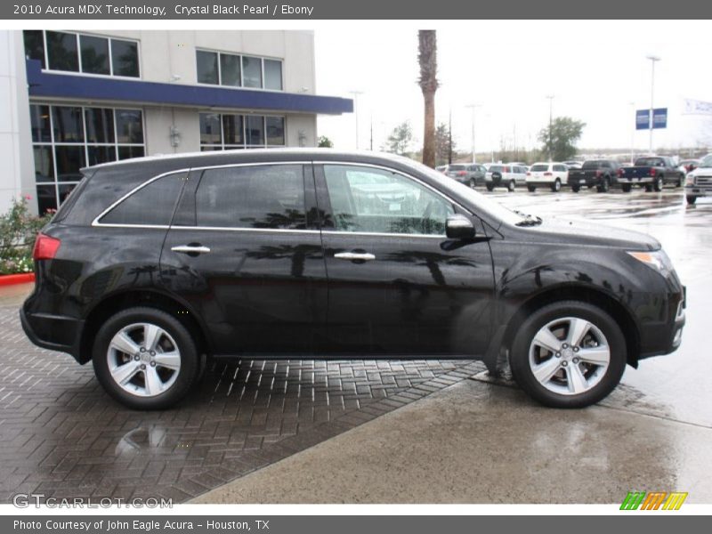 Crystal Black Pearl / Ebony 2010 Acura MDX Technology