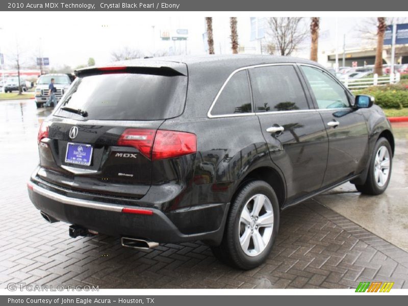 Crystal Black Pearl / Ebony 2010 Acura MDX Technology