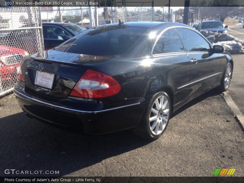 Black / Black 2007 Mercedes-Benz CLK 350 Coupe
