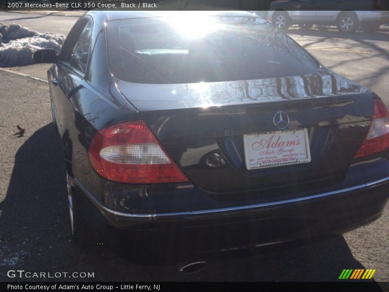Black / Black 2007 Mercedes-Benz CLK 350 Coupe