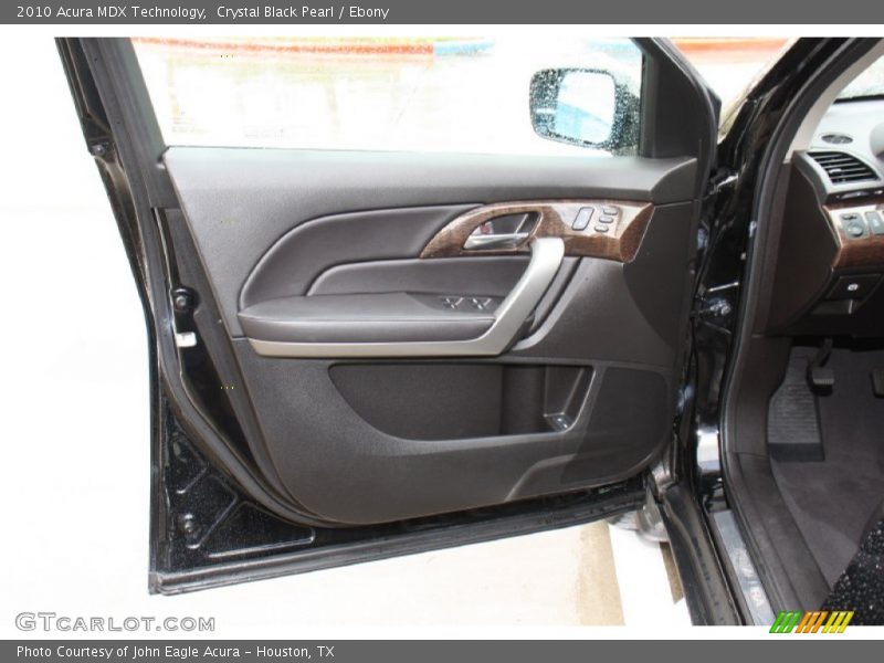 Crystal Black Pearl / Ebony 2010 Acura MDX Technology