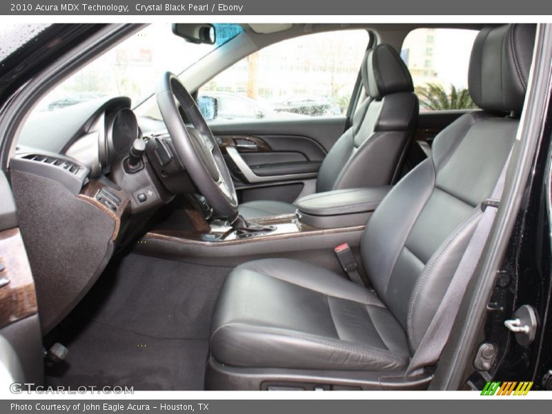 Crystal Black Pearl / Ebony 2010 Acura MDX Technology