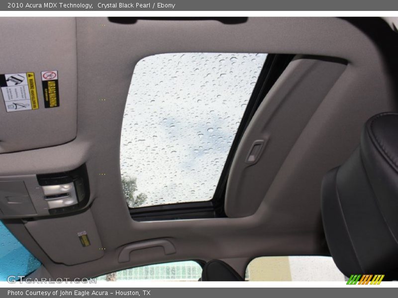 Crystal Black Pearl / Ebony 2010 Acura MDX Technology