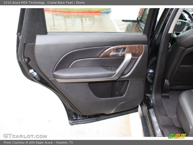 Crystal Black Pearl / Ebony 2010 Acura MDX Technology