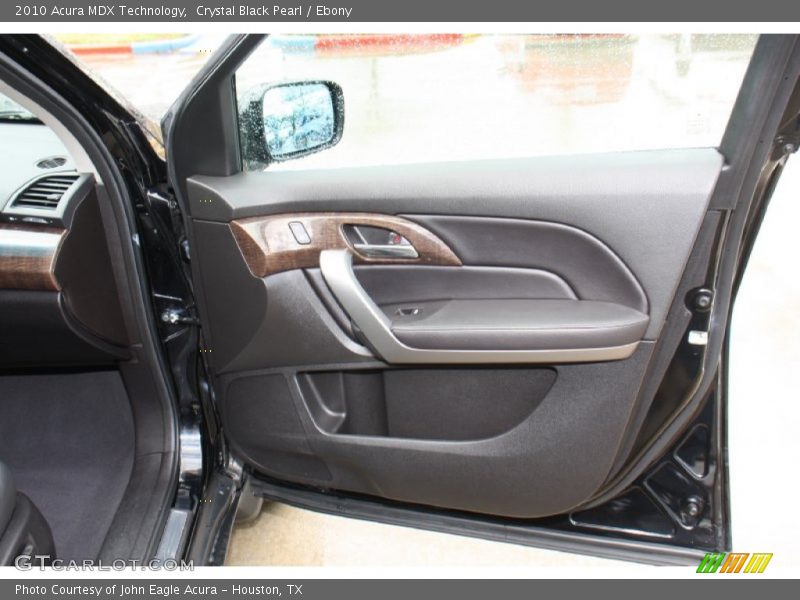 Crystal Black Pearl / Ebony 2010 Acura MDX Technology